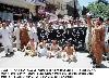 Members of All Pakistan Clerks Association (APCA)  chant slogans in favor of their deman