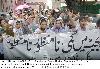 Doctors Association (YDA) chant  slogans in favor of Health Budget during protest