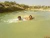 Me and Sherof. swimming in BOLAN river.
