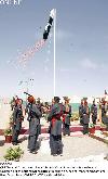 Inspector General Frontier Corps Balochistan, Major General Ubaidullah Khan hoisting national flag