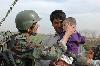 Next picture :: Afghan Army with Afghan child