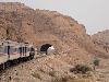 Jaffer Express entering in tunnel (Dara-e-Bolan)