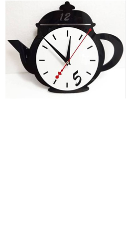 Teapot Acrylic Wall Clock
