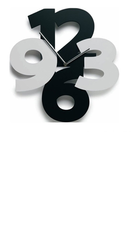 Conjusted Numbers Acrylic Wall Clock
