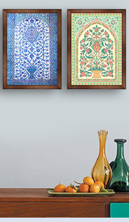 Traditional Islamic floral design