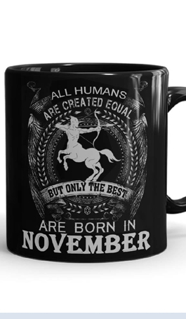 Sagittarius November Mug
