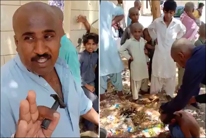 کراچی کے ایک گوٹھ کے لوگوں نے کرونا کا دل چسپ علاج ڈھونڈ لیا